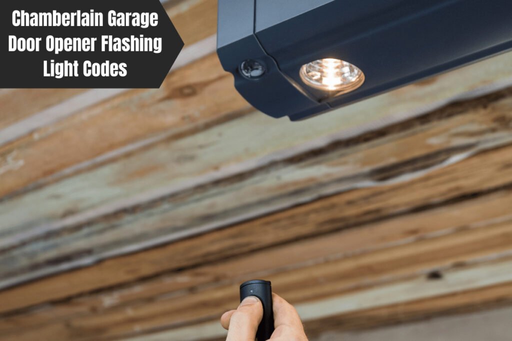 Chamberlain Garage Door Opener Flashing Light Codes